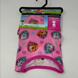 Toddler Girls Paw Patrol Two-Piece Warm Layer Set (5T)